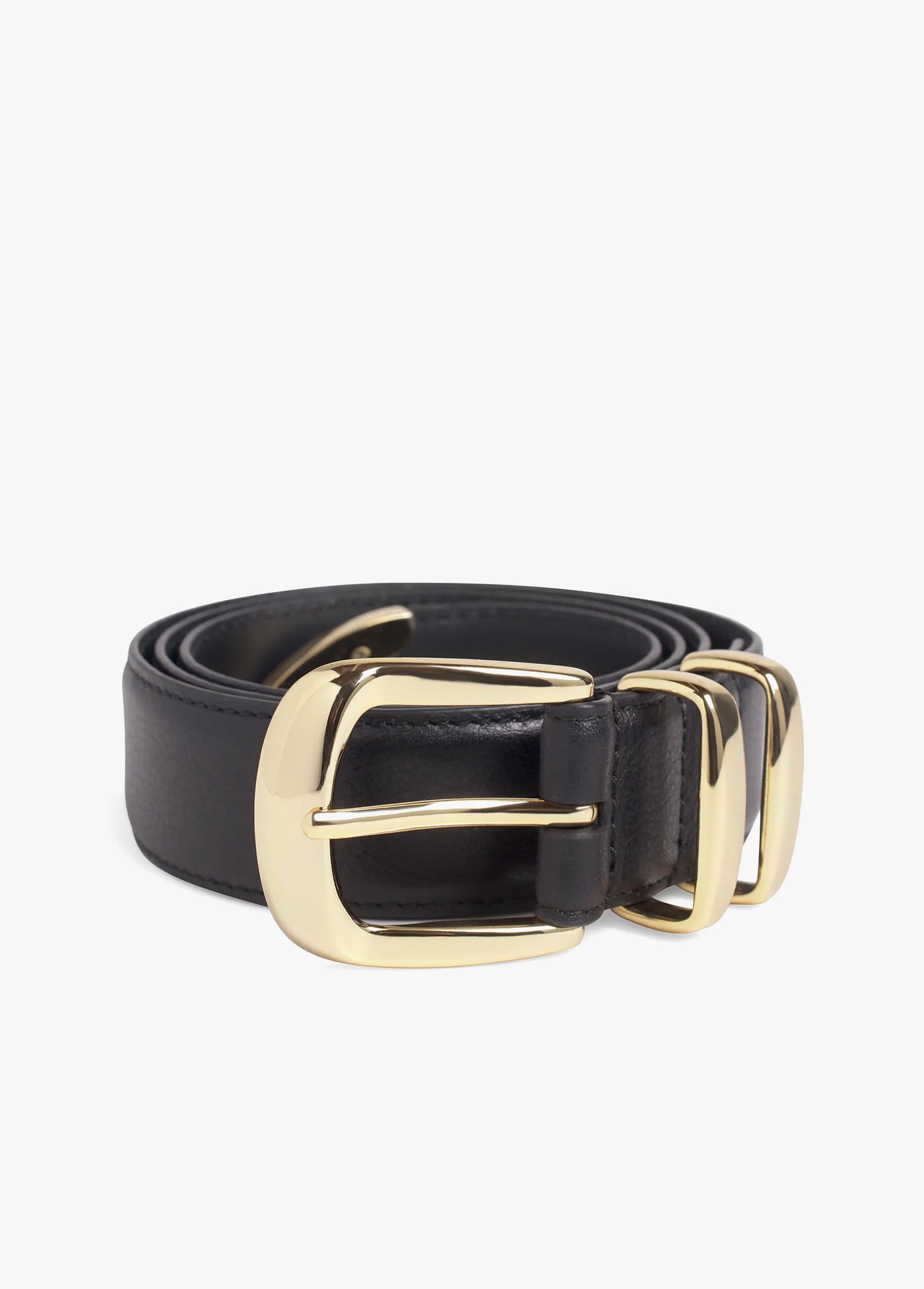 AMOLAVITA Leather Belt with Brass Buckle Artisan Handcrafted Italian Vachetta Leather Belts - Cellar  main image 3