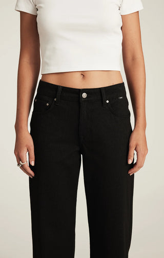 Mavi Sabrina Wide Leg Jeans / Black