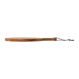 Suar Wood Cheese/Cutting Board w/ Handle, Natural