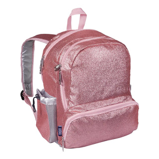 Pink Glitter 17 Inch Backpack