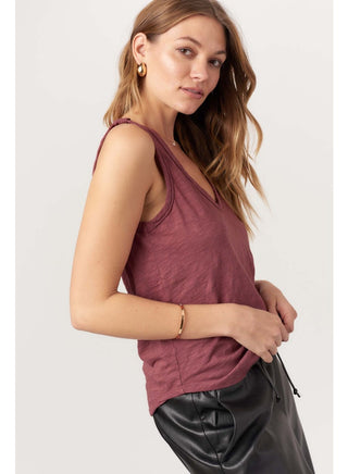 Naz Scoop Neck Slub Tank / Sugar Plum / Project Social T