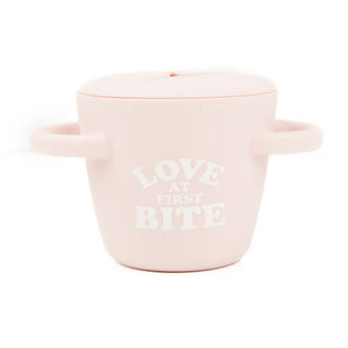 Love First Bite Happy Snacker - Blush | Bella Tunno
