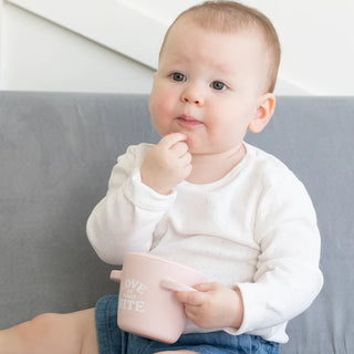 Love First Bite Happy Snacker - Blush | Bella Tunno