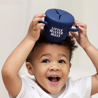 Little Mister Mess Happy Snacker - Midnight | Bella Tunno