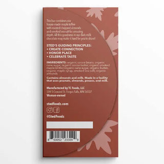Mini Almond Maple Brittle Chocolate Bar