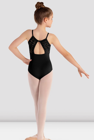 CL9267 Olivea High Neck Cami Leotard- Black