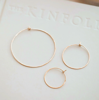 Hello Adorn - Cypress Hoops 2.5"