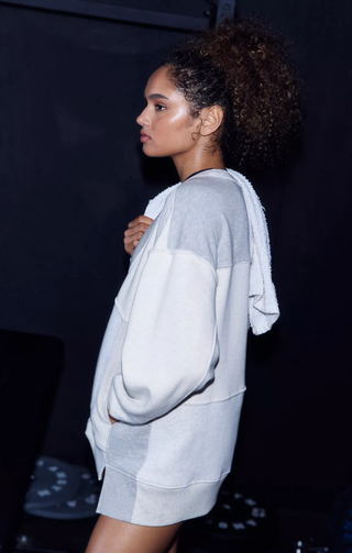 Making It Pullover- Heather Grey Combo / Free People