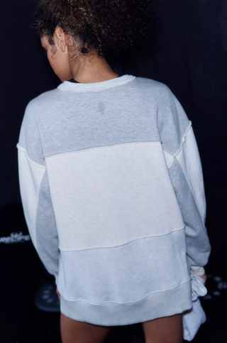 Making It Pullover- Heather Grey Combo / Free People