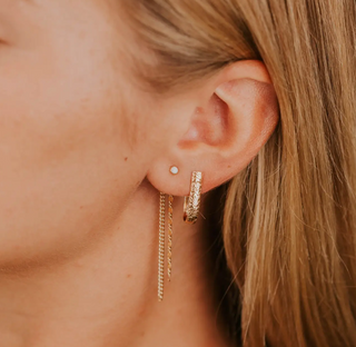 Poppy Studs / 14kt Gold / Hello Adorn