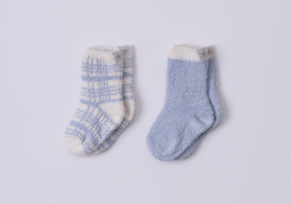 Toddler Plaid Sock Set / Barefoot Dreams