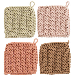 8” Square Crocheted Pot Holders
