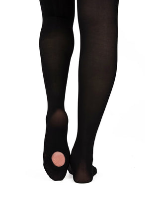 Russian Pointe - Convertible Seamless Toe Tights - Black