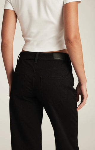 Mavi Sabrina Wide Leg Jeans / Black