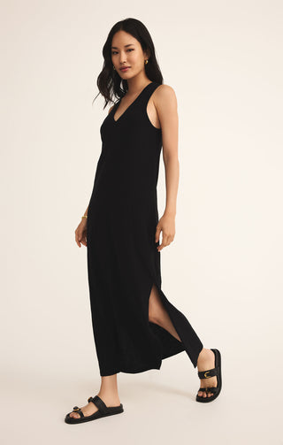 Z Supply Palisades Midi Dress - Black