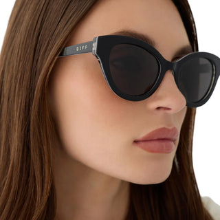 DIFF Andy Devil Wears Prada Black - Grey Sunglasses