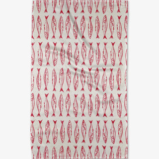 Geometry Tea Towel - Sardine Stripes