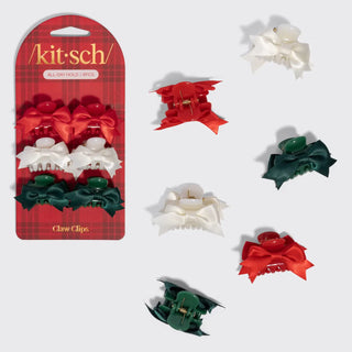 Holiday Mini Claw Clips 6pc Set - Kitsch