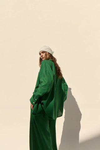 Antibes Pants - Green // Dèluc