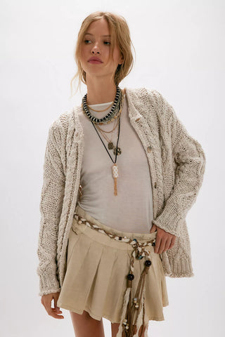Opal Knit Cardigan - Tea // Free People