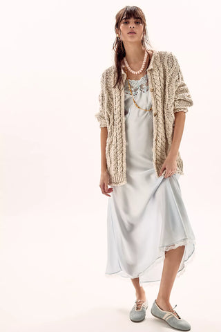 Opal Knit Cardigan - Tea // Free People