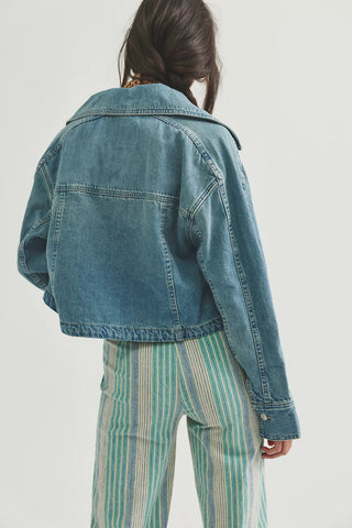 Side to Side Cropped Jacket - Riverside // Free People