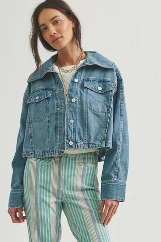 Side to Side Cropped Jacket - Riverside // Free People
