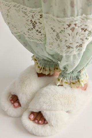 Counting Sheep 2.0 Slippers - Snow // Free People