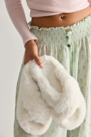 Counting Sheep 2.0 Slippers - Snow // Free People