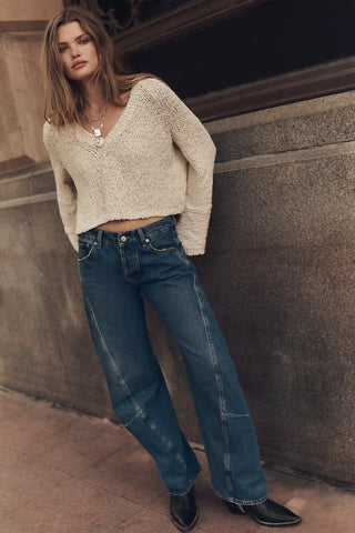 Heartland Pullover - Tofu // Free People