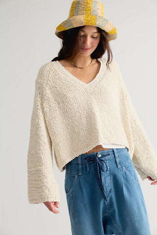 Heartland Pullover - Tofu // Free People