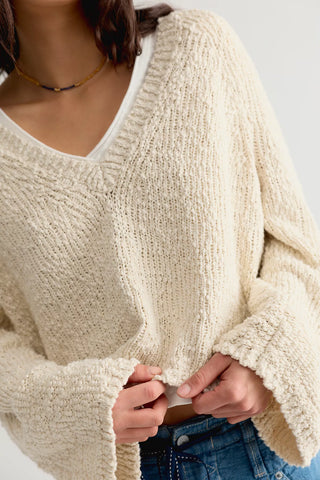 Heartland Pullover - Tofu // Free People