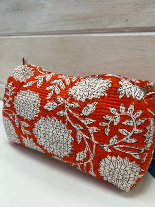 Quilted Toiletry Bag - Large