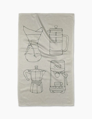 Coffee House Tea Towel // Geometry