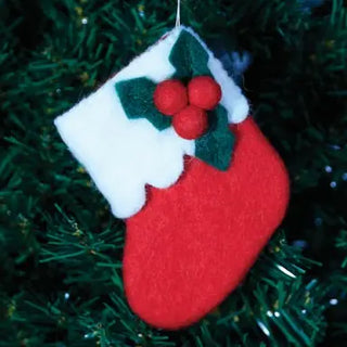 Wool Stocking Ornament