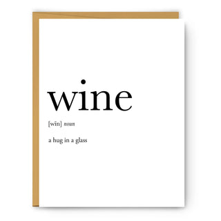 Wine Definition Greeting Card