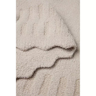 CozyChic Cotton Shell Texture Throw - Stone // Barefoot Dreams