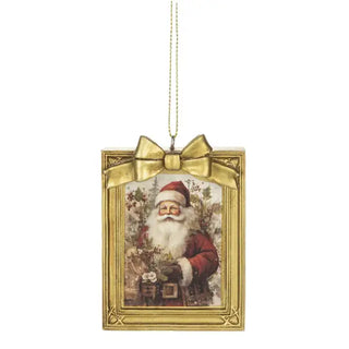 Framed Santa Ornament