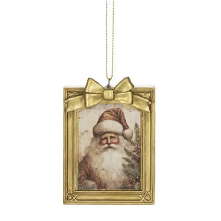 Framed Santa Ornament
