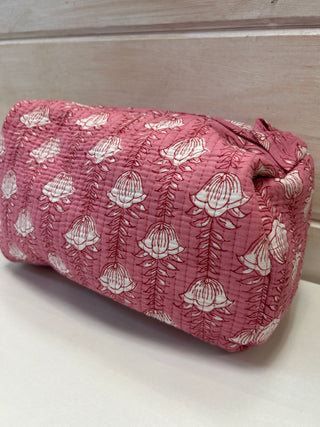 Quilted Toiletry Bag - Large