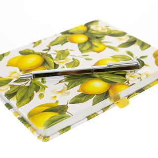 La Petite Presse Citron Fabric-Bound Journal with Pen