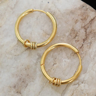 Gold Kai Hoop Earrings