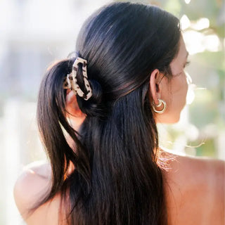 Open Hair Clip - Blonde Tortoise // Teleties