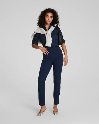 PerfectFit Ponte Slim Straight Pant - Timeless Navy // Spanx
