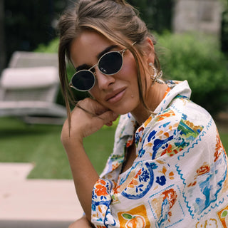 DIFF Limoncello Gold + Grey Sunglasses - James Decker
