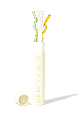 Squiggle Glass Straws