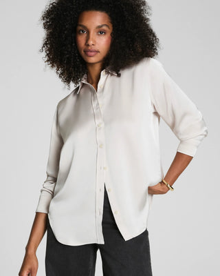 Spanx Silky Smooth Button Down / Birch