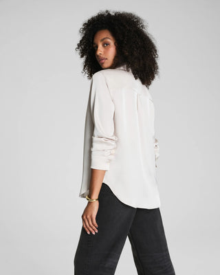 Spanx Silky Smooth Button Down / Birch