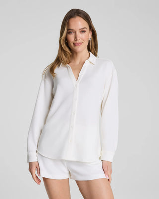 Spanx AirEssentials Oversized Button Down - Powder