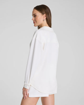 Spanx AirEssentials Oversized Button Down - Powder